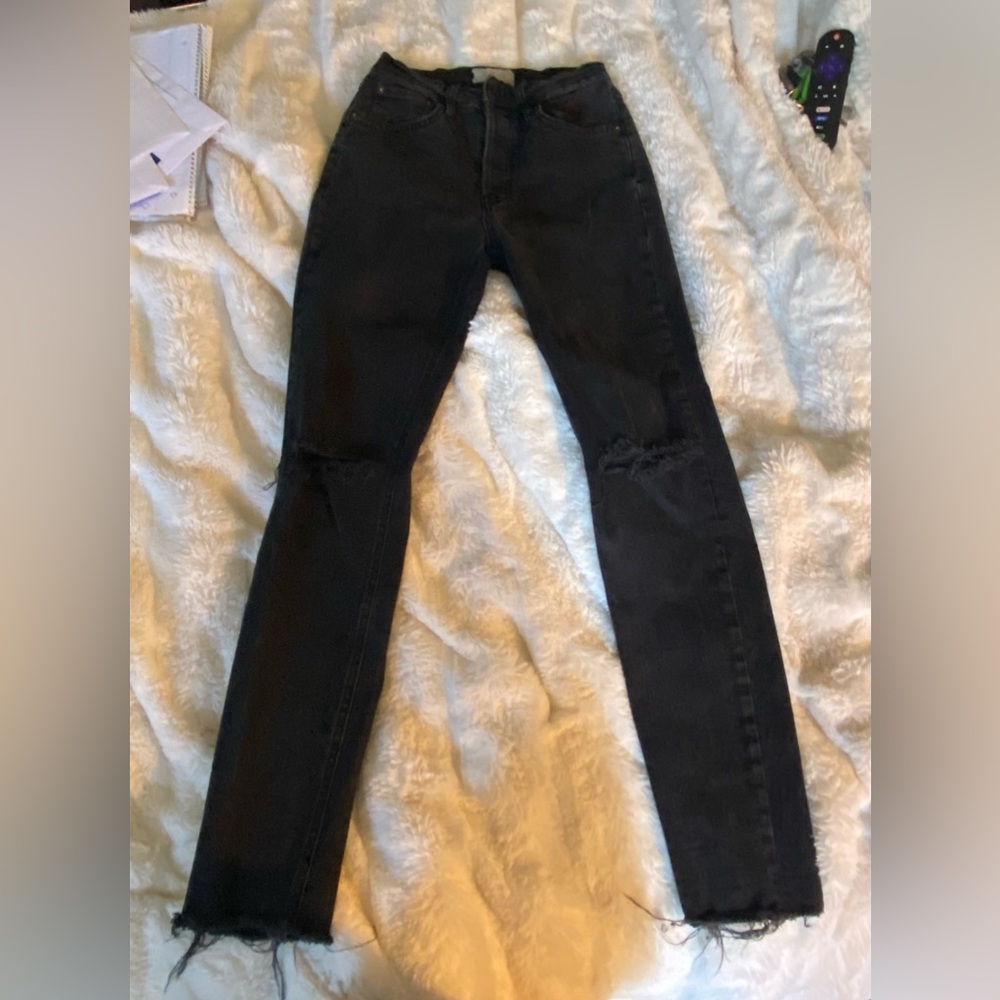 Black We the free skinny jeans